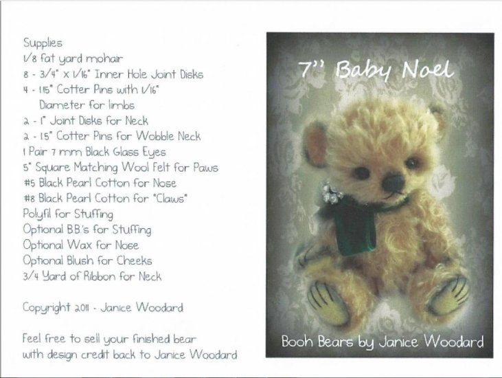 Baby Noel pattern by Janice Woodard - Click Image to Close