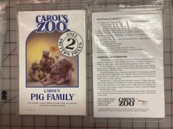 #1095 Carol\'s Zoo Pig Family Pattern
