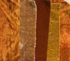 #1366 Five pieces mixed minifabric and upolstery mohair