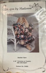 #1421 Heather Hare 22\" Victorian Bunny Pattern