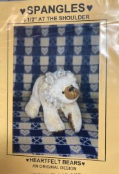 #1427 \"Spangles\" 4 1/2 inch bear on all fours