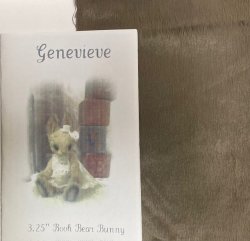 #1602 3.25\" Genevieve & F(1/8) Grey Viscose