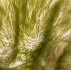 #2103 Lime Green Synthetic white 20mm base green 40mm (18x34)