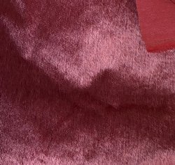 #2123 Red 6mm mohair viscose flat