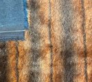 #2188 Mink pelt blue base brown and black tip. 20x54