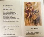 #2199 12" Santa Bear by Celia D Baham
