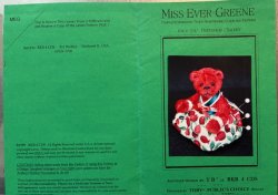 #2208 \'Miss Evergreen\' 2 1/2\" Bear Kit