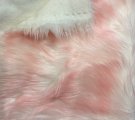 #3051 White w/ Pink tip 15mm pile sparce to 30mm 18x30
