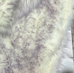 #3085 10mm White base w/ lavendar tips (38x30)