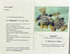 #3119 "Wesley" 8-10" Bear Pattern
