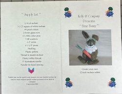 #3125 \"Briar Bunny\" 12\" bunny pattern