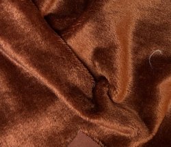 #3213 6mm dense strait mohair brown 35x30