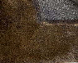 #3216 24mm Syn Brown w/ lt tan tip and guard hair (17x35)