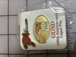 #3310 Gund 100th Aniversary Pin.
