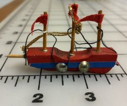 #3345 Three masted scooner for your sailor.