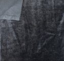 #3393 4mm Black Shiney synthetic remnant 36x30 #3393 4mm Black Shiney synthetic remnant 36x30