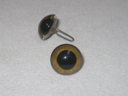 523-744 Brown Hazel Starburst Enamel Narrow Loop