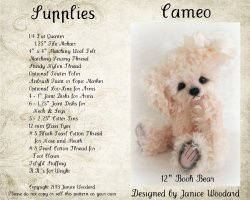 Cameo Printed Pattern by Janice Woodard