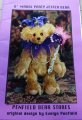 Mardi Party Jester Bear 8"