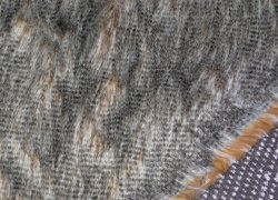 #2090 S930-246 Brown Feathered (1/2 yd)