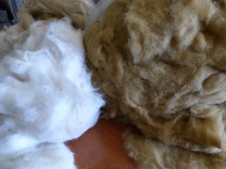 Mohair stuffing