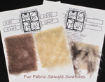 Fur Fabric Sample Swatches